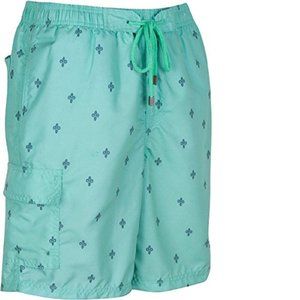 New - Exist Men's Elastic Waist Swim Trunk, Seaform, Small
